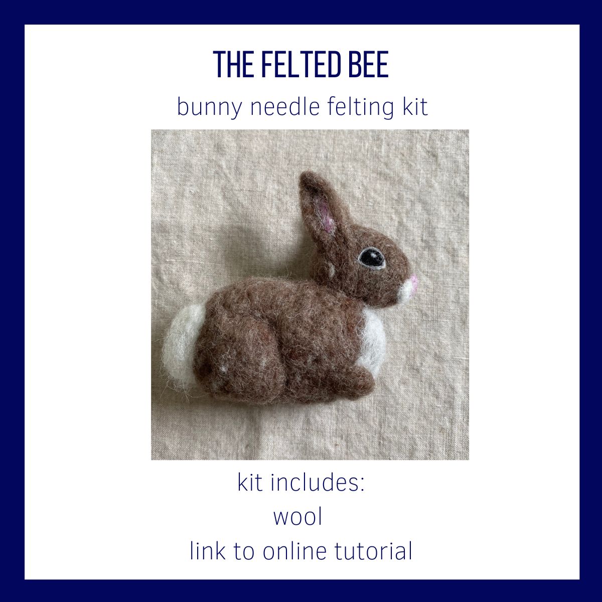 Bunny Needle Felting Kit – The Felted Bee