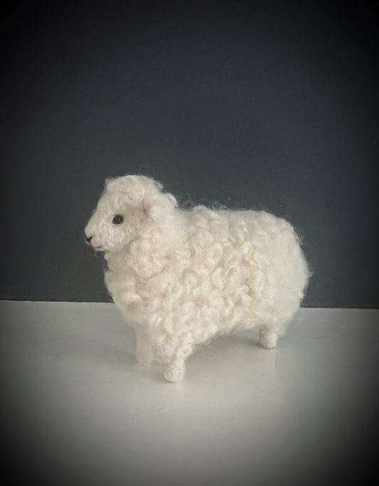 Curly Sheep Needle Felting Kit
