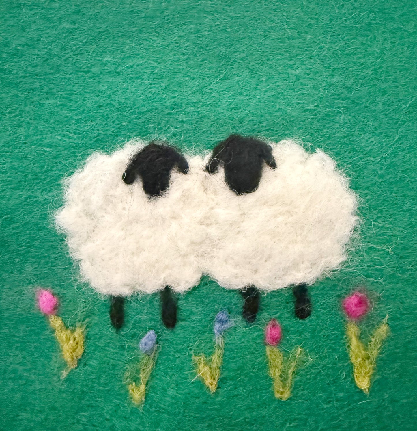 Sheep: Needle Felted Painting Class