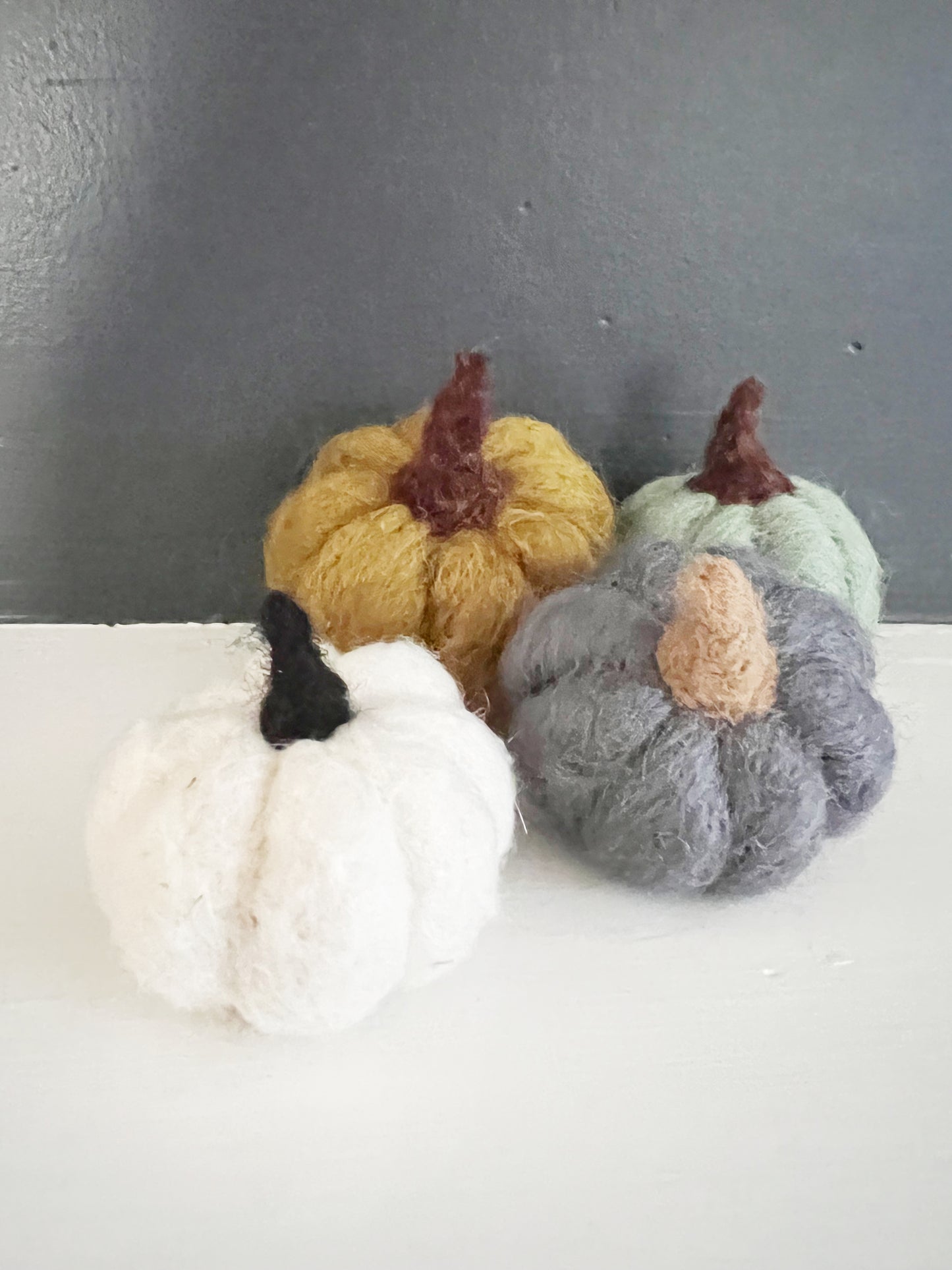 Pumpkin Needle Felting Class at Barrel House Z