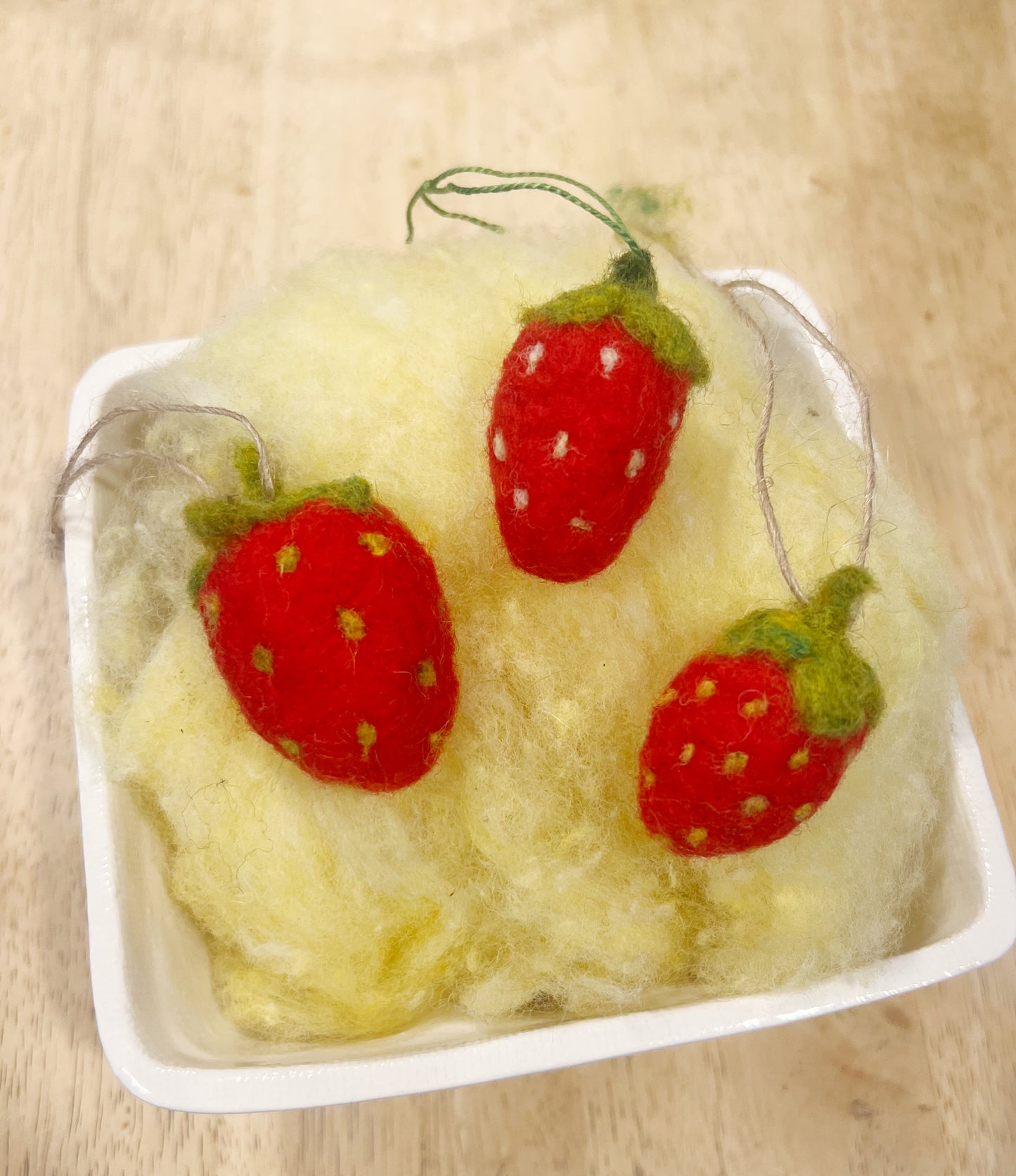 Strawberries Needle Felting Kit