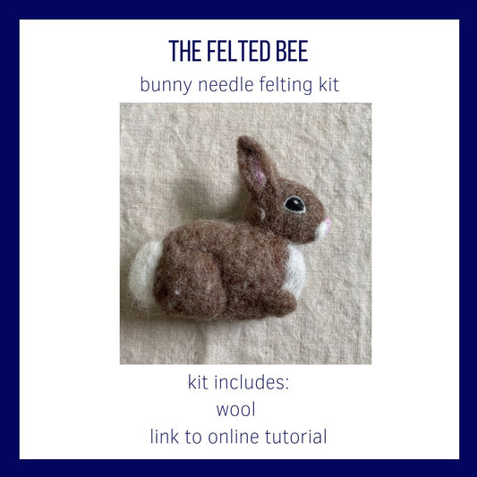 Bunny Needle Felting Kit