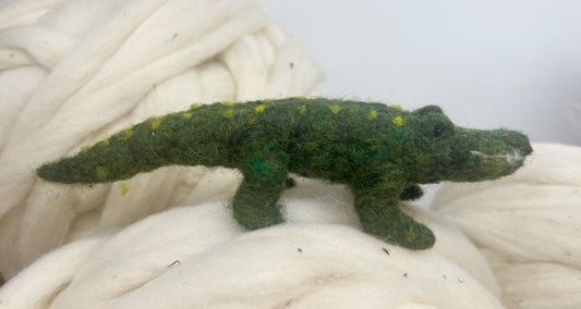 Crocodile Needle Felting Kit: Materials & Tools