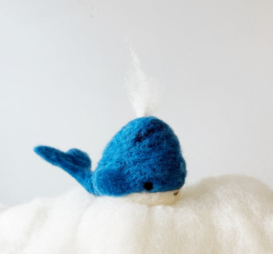 Cute Little Whale Needle Felting Kit
