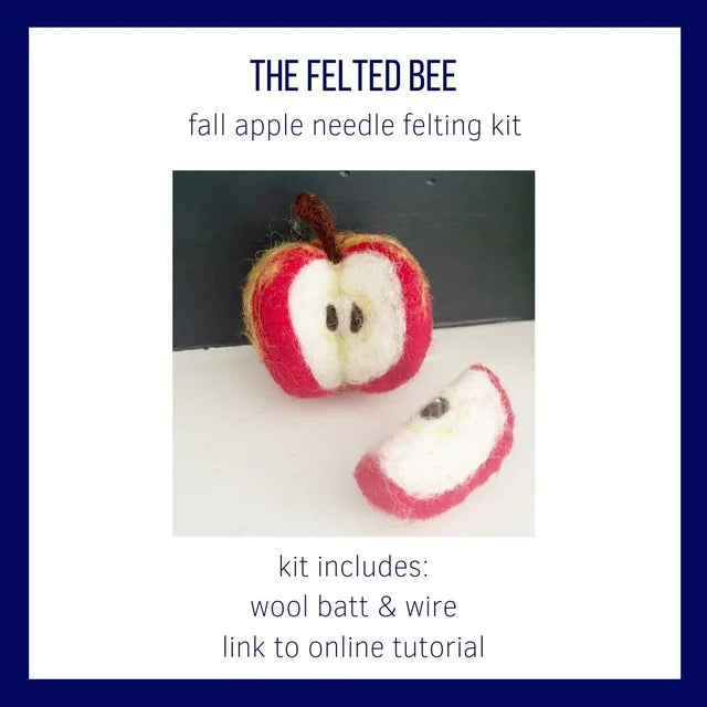 Apple Needle Felting Kit