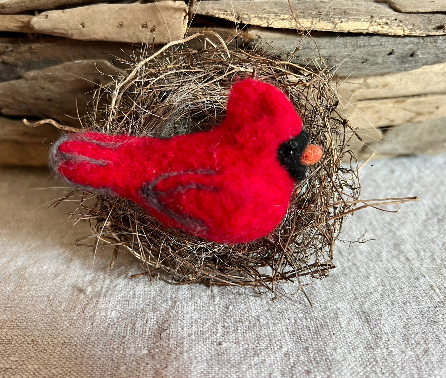 Cardinal Needle Felting Kit