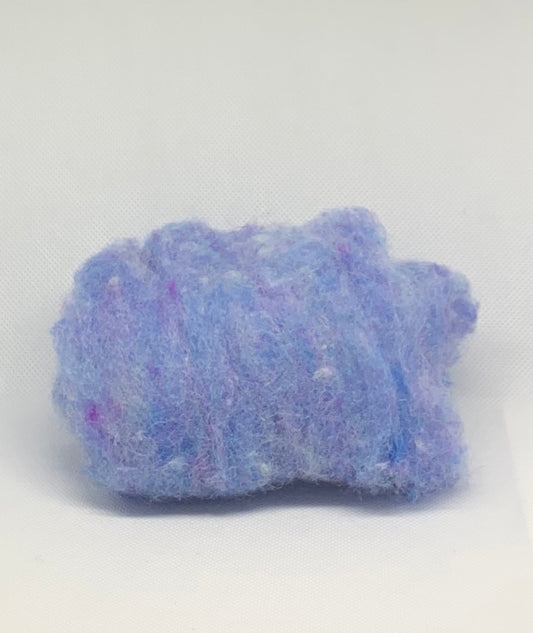 Cornflower Wool Batt