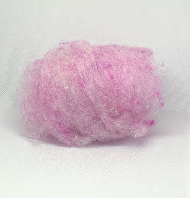Cotton Candy Wool Batt