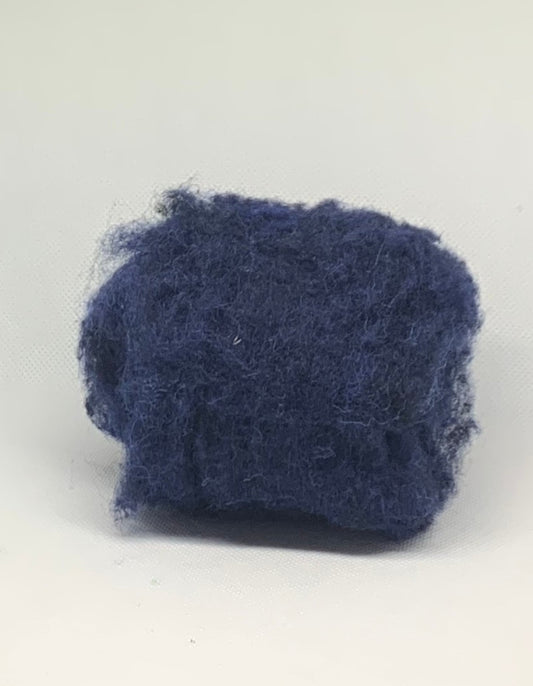 Midnight Blue Wool Batt