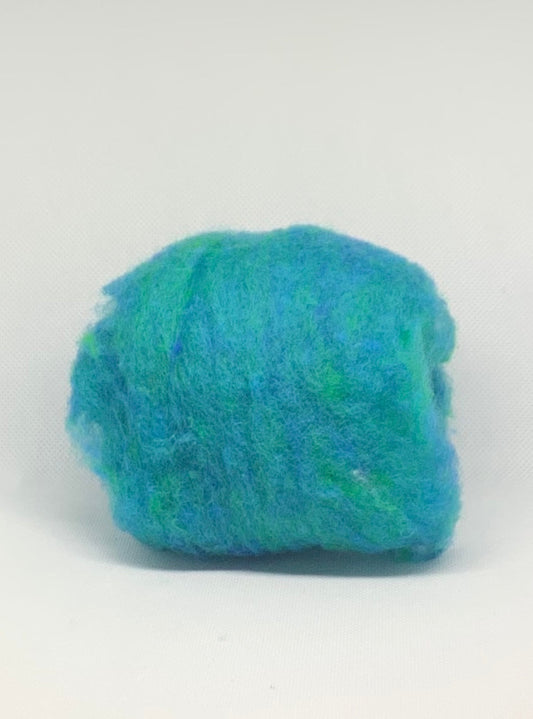 Peacock Wool Batt