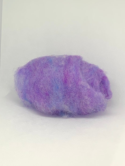 Periwinkle Wool Batt