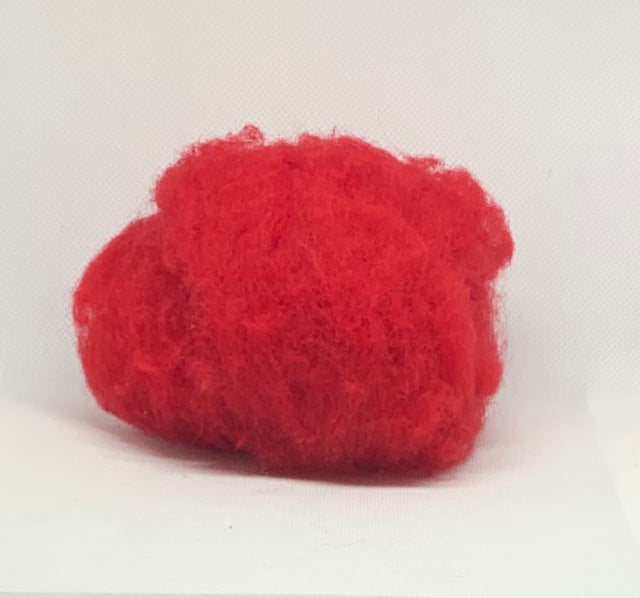 Red Wool Batt