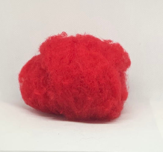 Red Wool Batt