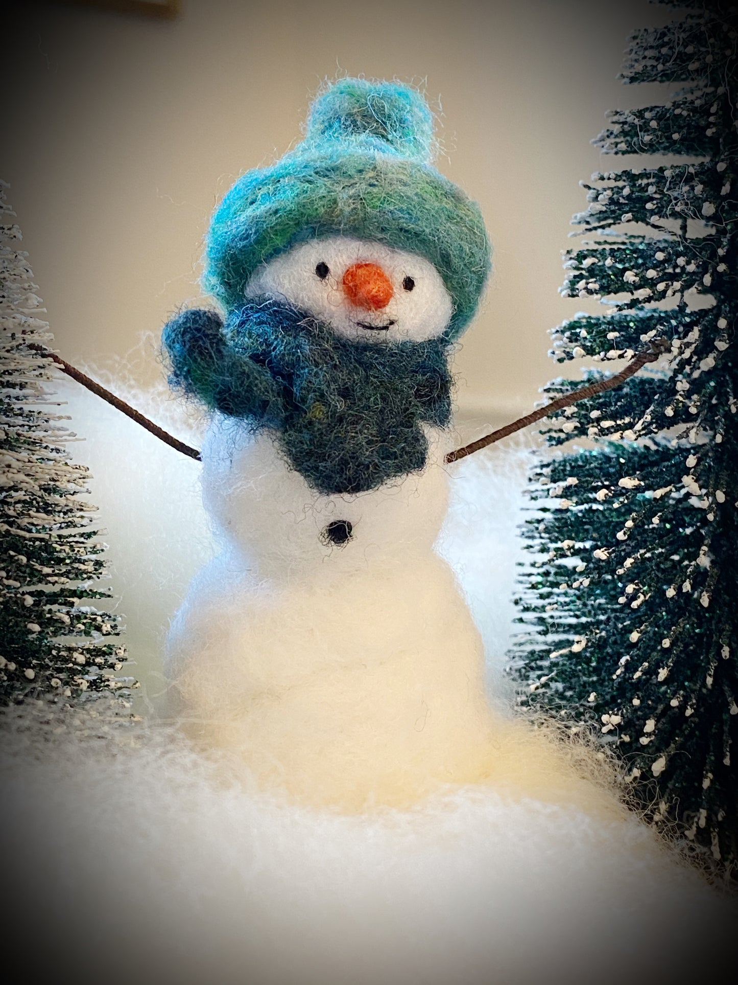 Snowman Needle Felting Kit